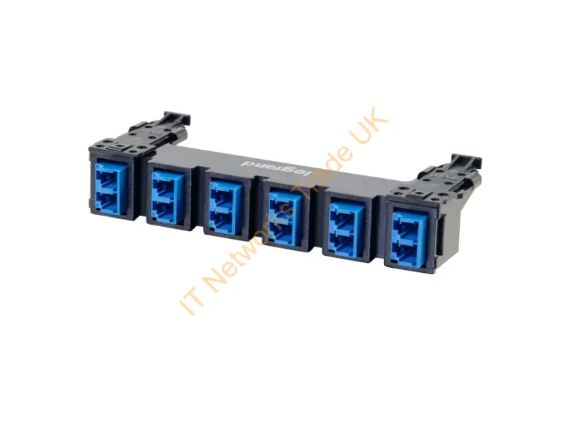 HD6FM-FLC2CA-00 - Legrand Hdhfm-Fsc1Ca-00 Fiber Optic Adapter Lc Black, Blue