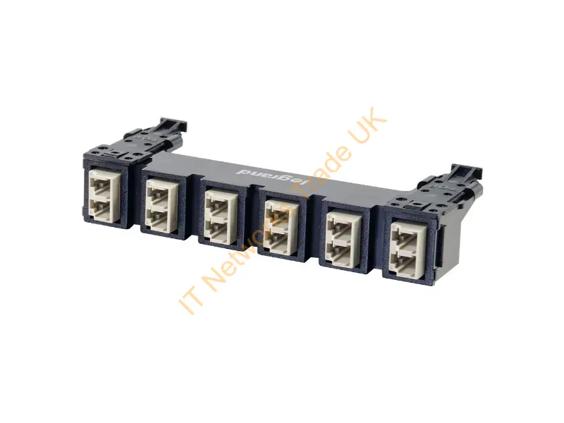 HD6FM-FLC2CM-00 - Legrand Hd6Fm-Flc2Cm-00 Fiber Optic Adapter Lc Beige, Black