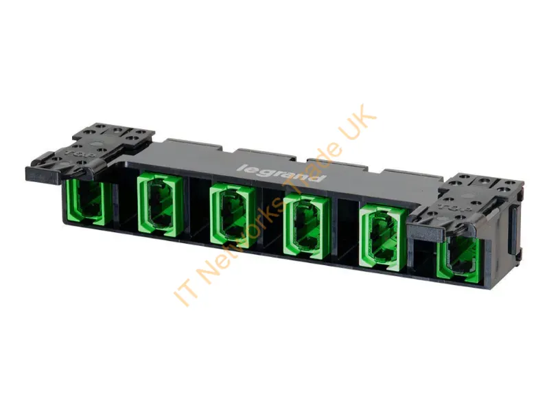 HD6FM-FMPZAC-00 - Legrand Hd6Fm-Fmpzac-00 Fiber Optic Adapter Mpo Black, Green