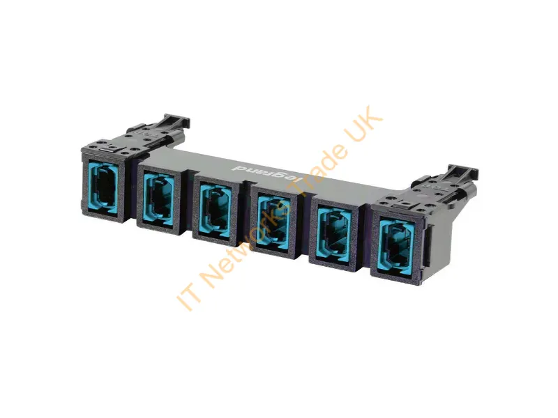 HD6FM-FMPZAL-00 - Legrand Hd6Fm-Fmpzal-00 Fiber Optic Adapter Mpo Aqua Color, Black