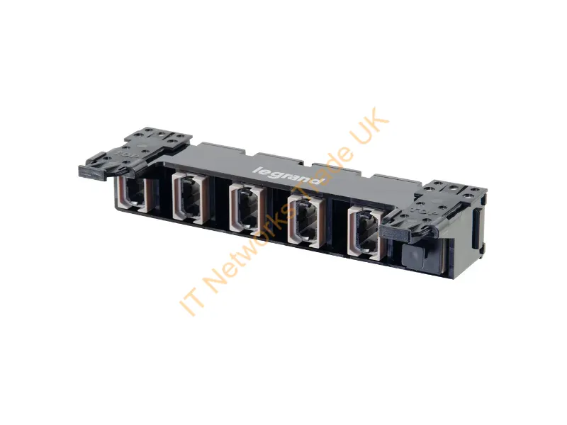 HD6FM-FMPZDE-00 - Legrand Hd6Fm-Fmpzde-00 Fiber Optic Adapter Mpo Black, Gray, Slate Colour
