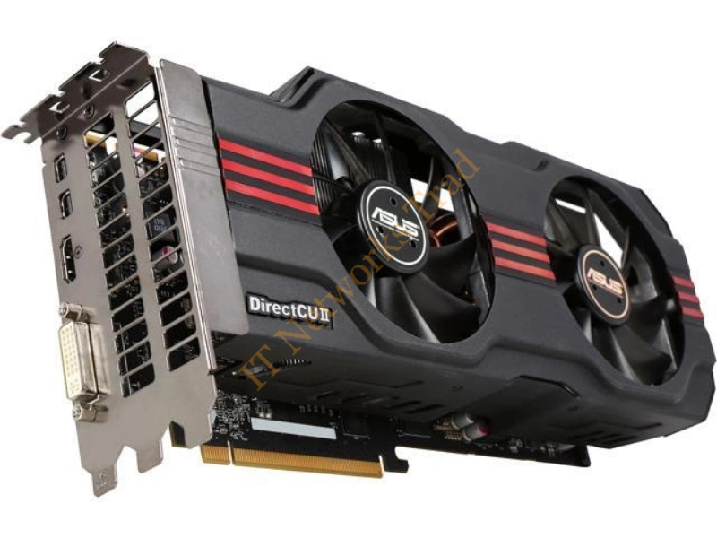 HD7950-DC2T-3GD5 ASUS Radeon HD 7950 3GB GDDR5 384-Bit PCI Express 3.0 DVI HDMI 2 x Display Port (Mini DP) Video Graphics Card