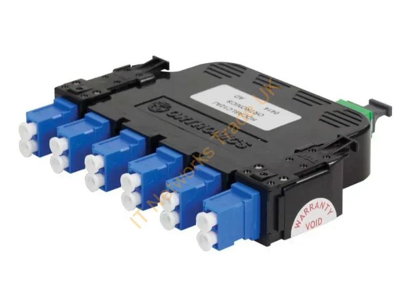 HDCA6LC12BJ-1A1 - Legrand Hdca6Lc12Bj-1A1 Fiber Optic Adapter Lc/Mpo Black, Blue