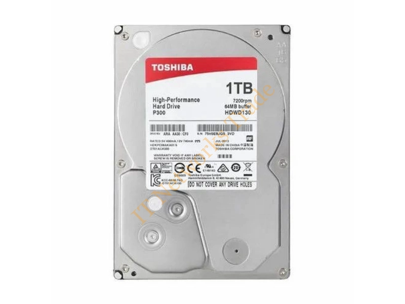 HDD3B04CZK51 Toshiba 1TB 7200RPM SATA 3Gb/s 3.5-inch Desktop Hard Disk Drive Internal HDD