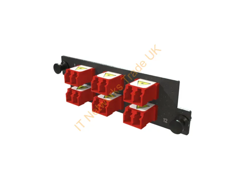HDFP-LCD12YC-D - Legrand Hdfp-Lcd12Yc-D Fiber Optic Adapter Lc 1 Pc(S) Red