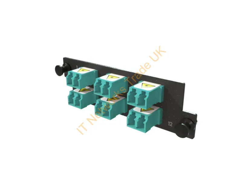 HDFP-LCD12YC-K - Legrand Hdfp-Lcd12Yc-K Fiber Optic Adapter Lc 1 Pc(S) Aqua Color