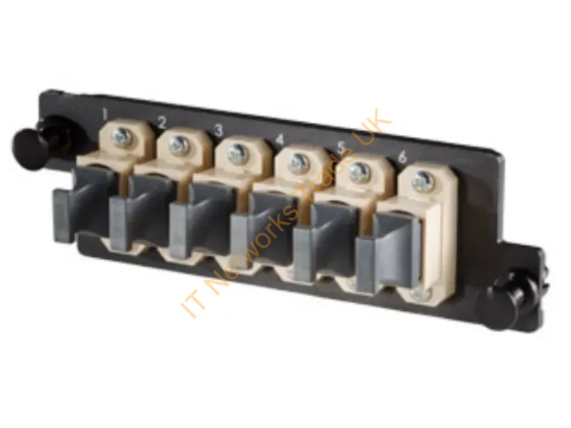 HDFP-MPA72MA - Legrand Infinium Hdfp Fiber Optic Adapter Mpo Beige, Black