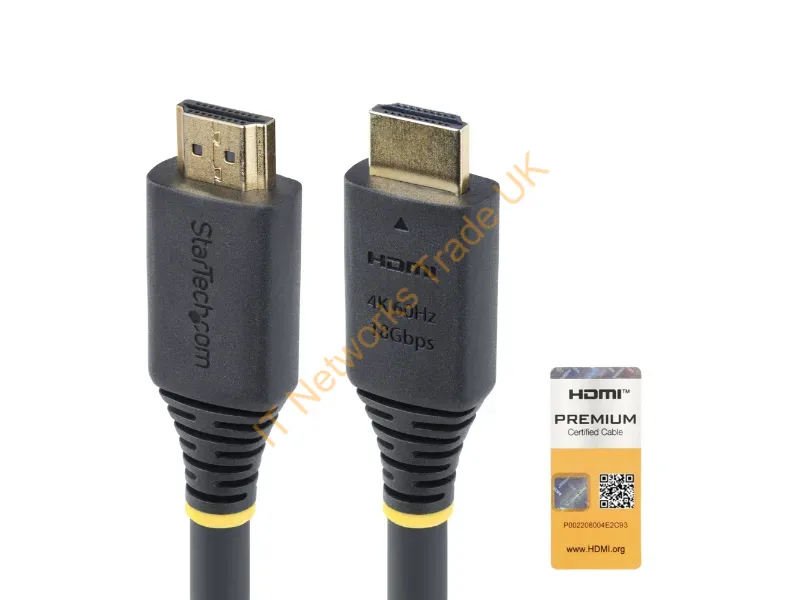 HDMI2-CABLE-4K60-15M - Startech.Com Hdmi2-Cable-4K60-15M Hdmi Cable 590.6" (15 M) Hdmi Type A (Standard) Black