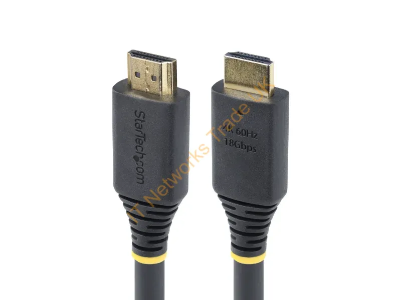 HDMI2-CABLE-4K60-50F - Startech.Com Hdmi2-Cable-4K60-50F Hdmi Cable 598.4" (15.2 M) Hdmi Type A (Standard) Black