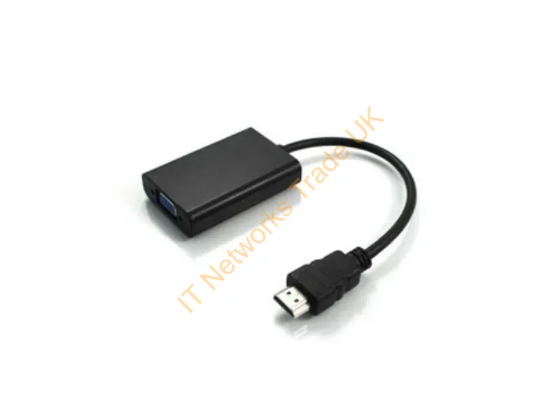 HDMI2VGA-5PK - Addon Networks Hdmi - Vga Vga (D-Sub) Hdmi Type A (Standard) Black