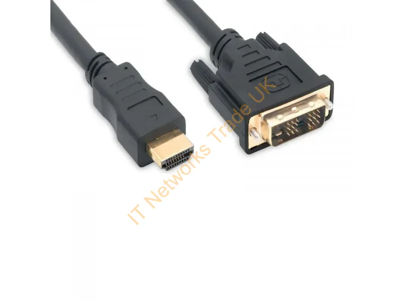 HDMIM-DVIM-25F - Enet Components Hdmim-Dvim-25F Video Cable Adapter 300" (7.62 M) Hdmi Type A (Standard) Dvi Black