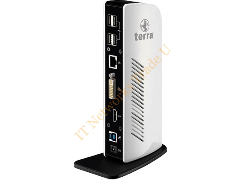 Wortmann AG TERRA MOBILE Dockingstation 731 USB 3.0 Black,White Accessory