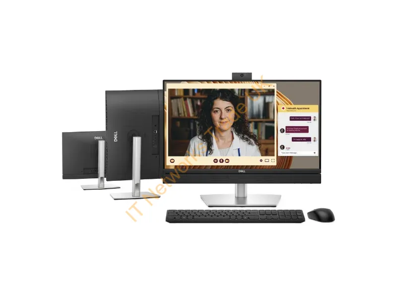 HFF97 - DELL Pro QC24251 Intel� Core� i5 i5-14500T 61 cm (24") 1920 x 1080 pixels All-in-One PC 16 GB DDR5-SDRAM 512 GB SSD Windows 11 Pro Wi-Fi 6E (802.11ax) Black