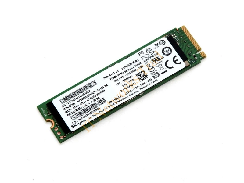 HFS256GD9MND-5510A Hynix 256GB Multi-Level Cell (MLC) PCI Express 3.0 x4 M.2 2280 Solid State Drive SSD Storage