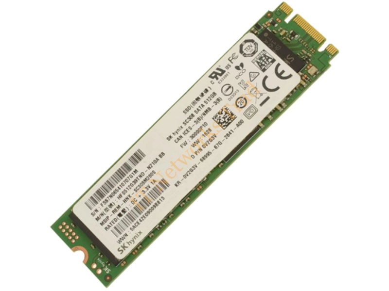 HFS512G39TNDN210A Hynix 512GB Multi-Level Cell (MLC) SATA 6Gb/s M.2 2280 Solid State Drive SSD Storage
