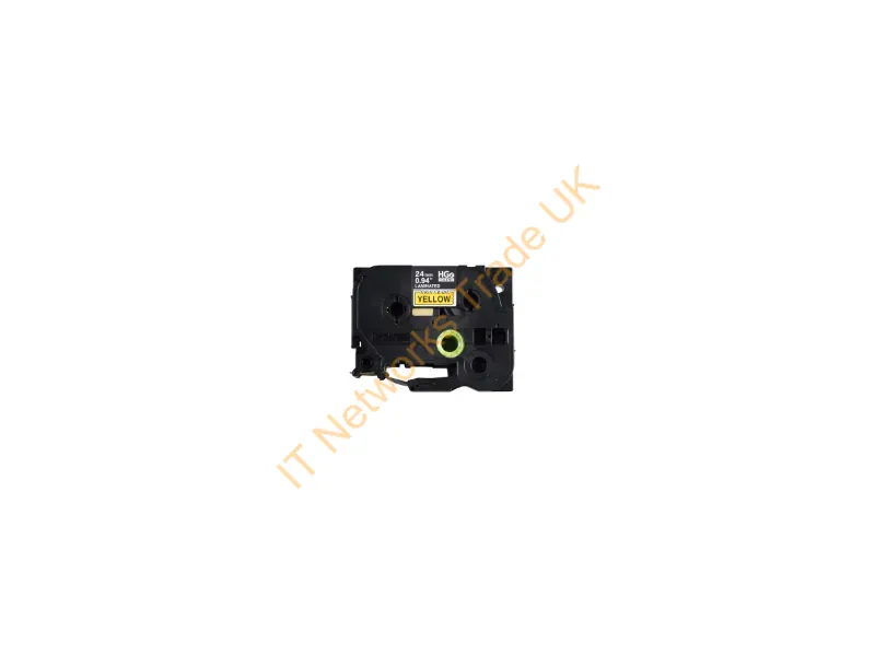 HGE6515PK - Brother Hge6515Pk Label-Making Tape Black On Yellow Hse/Hge/Tze