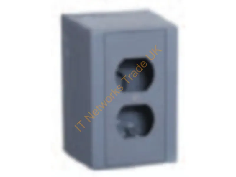 HIDRUBCKIT - Hubbell Premise Wiring Din-Rail Box, Hi-Impact, Telecom