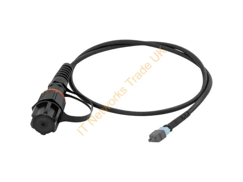 HIMPOM07AE - Hubbell Premise Wiring Fiber,Cord,Hi,Ip-Mpo,Std-Mpo,Om4,7Ft