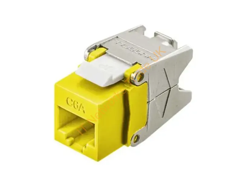 HJU6AY24 - Hubbell Premise Wiring Hub-P Hju6Ay24 Insert C6A 8Ca/B Yel 110 24Pk