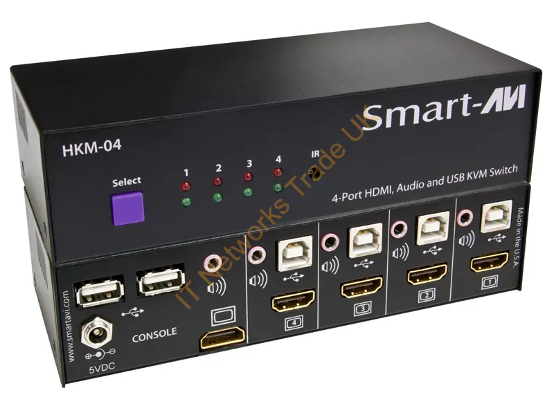 HKM-04S - Smart-Avi Hkm-04S Kvm Switch Black
