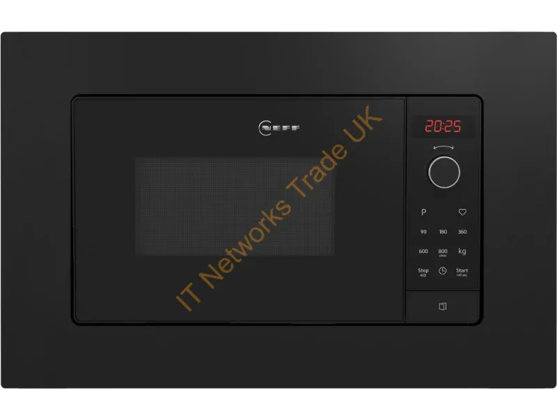 HLAWG26S3 - Neff HLAWG26S3 microwave Black Solo microwave Built-in 20 L 800 W