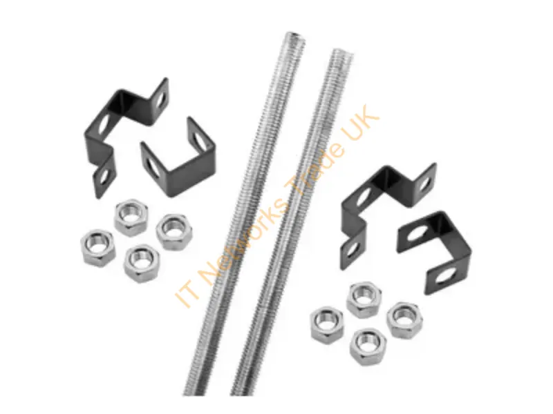 HLCMK - Hubbell Premise Wiring Cable Runway Ladder Rackceiling Mount Kit Black5/8" Threaded Rod