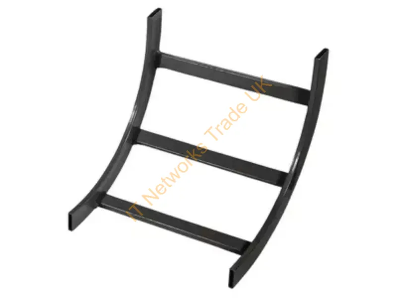 HLI1290B - Hubbell Premise Wiring 12" Nextframe Ladder Rack90 Degree Inside Radiusblack