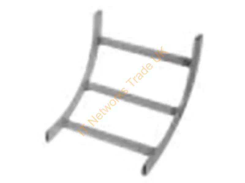 HLO1890B - Hubbell Premise Wiring Ladder Rack, 18" Outsideradius, Black
