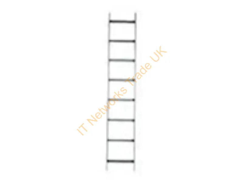 HLS1012G - Hubbell Premise Wiring Cable Runway, Ladder Rack10' L X 12"W, Tubular Steelgray