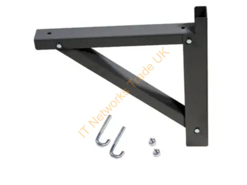 HLTSB12B - Hubbell Premise Wiring Cable Runway Ladder Rack12" Triangle Wall Supportblack W/Hardware