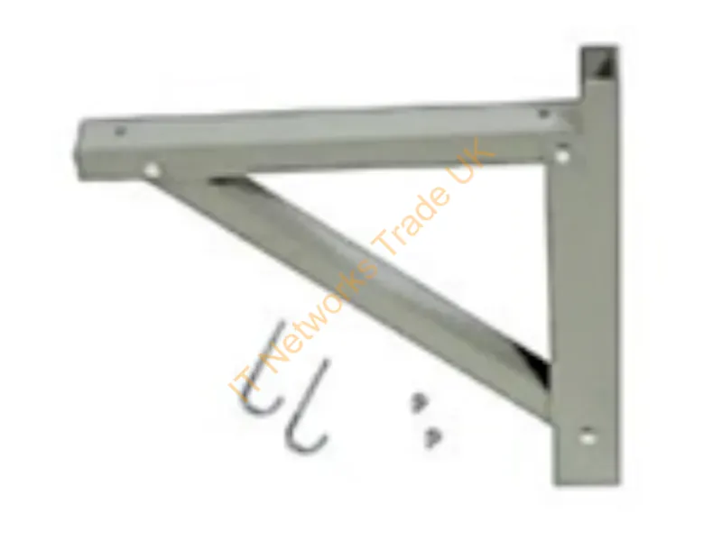HLTSB18G - Hubbell Premise Wiring Cablemgt, Lad-Rck,Tri Wal Suport,18W,Gy