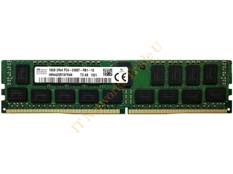 HMA42GR7AFR4N-VKTF Hynix 16GB DDR4-2666MHz PC4-21300 ECC Registered CL19 288-Pin DIMM 1.2V Dual Rank Memory Module Server Memory