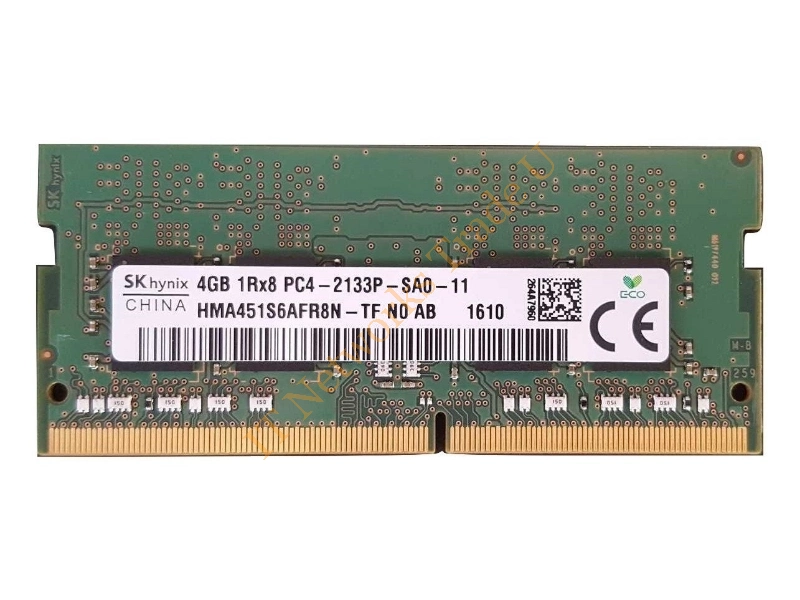 HMA451S6AFR8N-UH Hynix 4GB DDR4-2400MHz PC4-19200 non-ECC Unbuffered CL17 260-Pin SoDimm 1.2V Single Rank Memory Module Laptop Memory