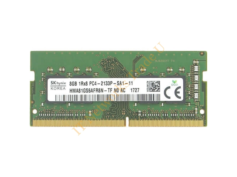 HMA81GS6AFR8N-TF Hynix 8GB DDR4-2133MHz PC4-17000 non-ECC Unbuffered CL15 260-Pin SoDimm 1.2V Single Rank Memory Module Laptop Memory