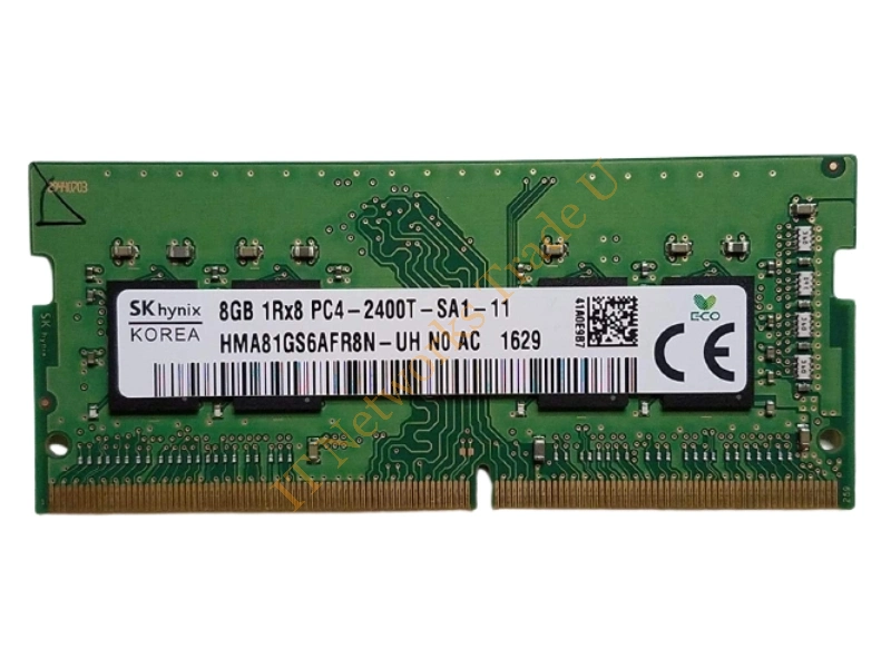 HMA81GS6AFR8N-UH Hynix 8GB DDR4-2400MHz PC4-19200 non-ECC Unbuffered CL17 260-Pin SoDimm Single Rank Memory Module Laptop Memory