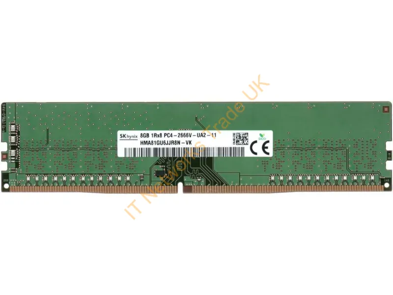 HMA81GU6JJR8N-VK Hynix 8GB DDR4-2666MHz PC4-21300 non-ECC Unbuffered CL19 288-Pin DIMM 1.2V Single Rank Memory Module Desktop Memory