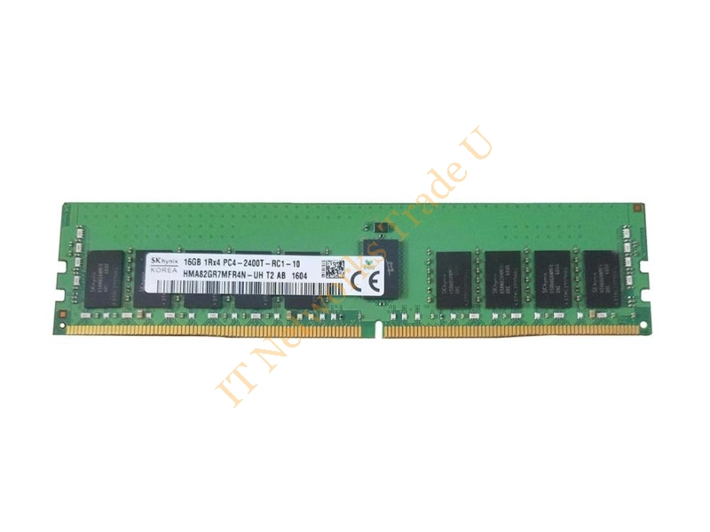 HMA82GR7MFR4N-UHT2 Hynix 16GB DDR4-2400MHz PC4-19200 ECC Registered CL17 288-Pin DIMM 1.2V Single Rank Memory Module Server Memory