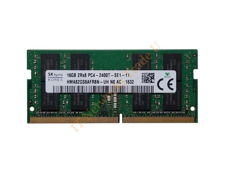 HMA82GS6AFR8N-UHN0 Hynix 16GB DDR4-2400MHz PC4-19200 non-ECC Unbuffered CL17 260-Pin SoDimm 1.2V Dual Rank Memory Module Laptop Memory