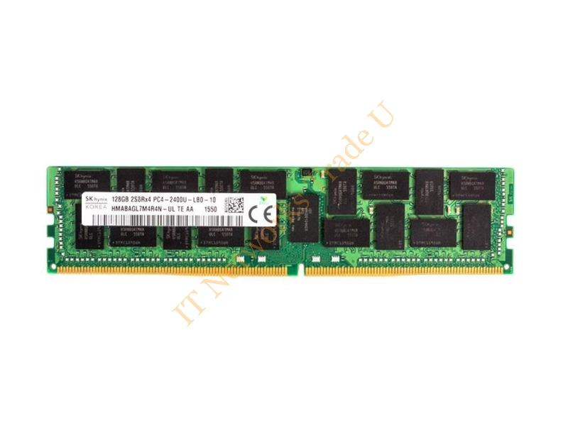 HMABAGL7M4R4N-ULTE Hynix 128GB DDR4-2400MHz PC4-19200 ECC Registered CL17 288-Pin Load Reduced DIMM 1.2V Octal Rank Memory Module Server Memory