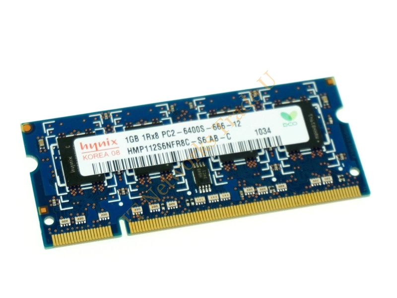 HMP112S6NFR8C-S6-C Hynix 1GB DDR2-800MHz PC2-6400 non-ECC Unbuffered CL6 200-Pin SoDimm Memory Module Laptop Memory