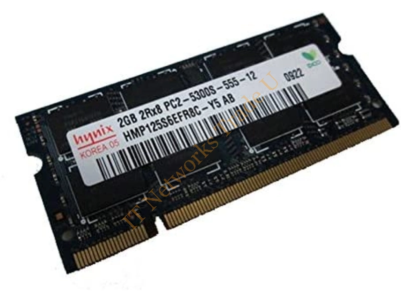 HMP125S6EFR8-Y5 Hynix 2GB DDR2-667MHz PC2-5300 non-ECC Unbuffered CL5 200-Pin SoDimm Memory Module Laptop Memory