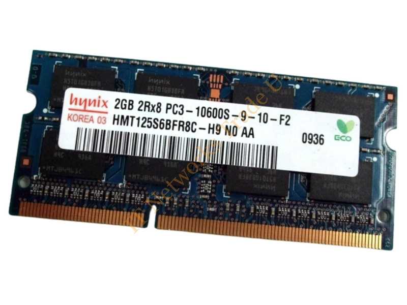 HMT125S6BFR8C-H9 Hynix 2GB DDR3-1333MHz PC3-10600 non-ECC Unbuffered CL9 204-Pin SoDimm 1.35V Low Voltage Dual Rank Memory Module Laptop Memory