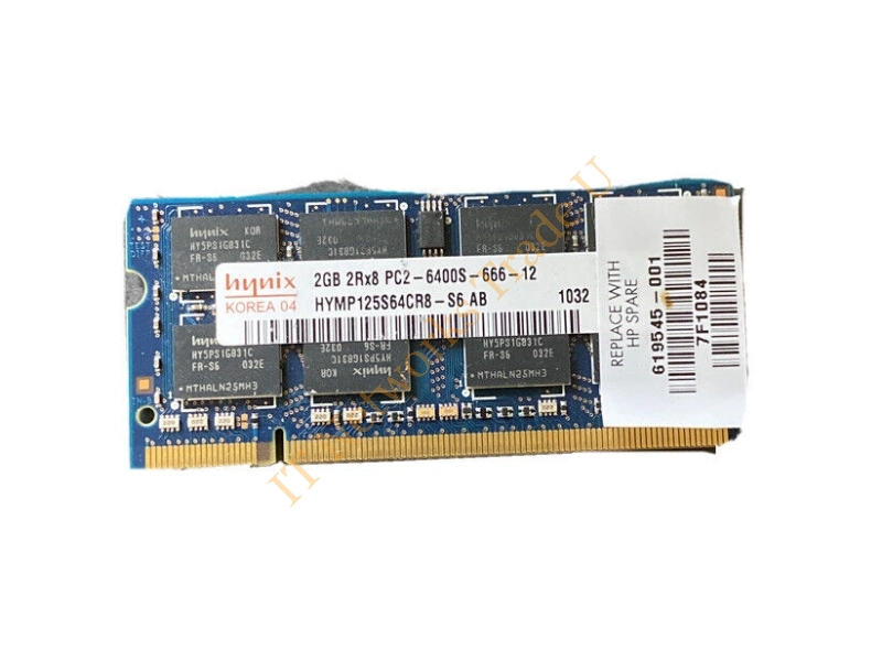 HMT125S6BFR8C-S6 Hynix 2GB DDR3-800MHz PC3-6400 non-ECC Unbuffered CL6 204-Pin SoDIMM Memory Module Laptop Memory