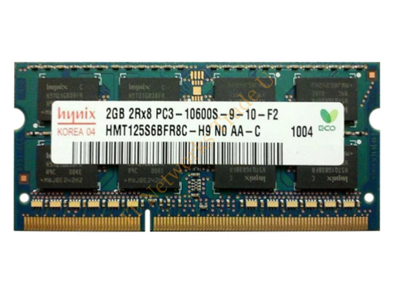 HMT125S6TFR8C-H9N0 Hynix 2GB DDR3-1333MHz PC3-10600 non-ECC Unbuffered CL9 204-Pin SoDimm 1.35V Low Voltage Memory Module Laptop Memory