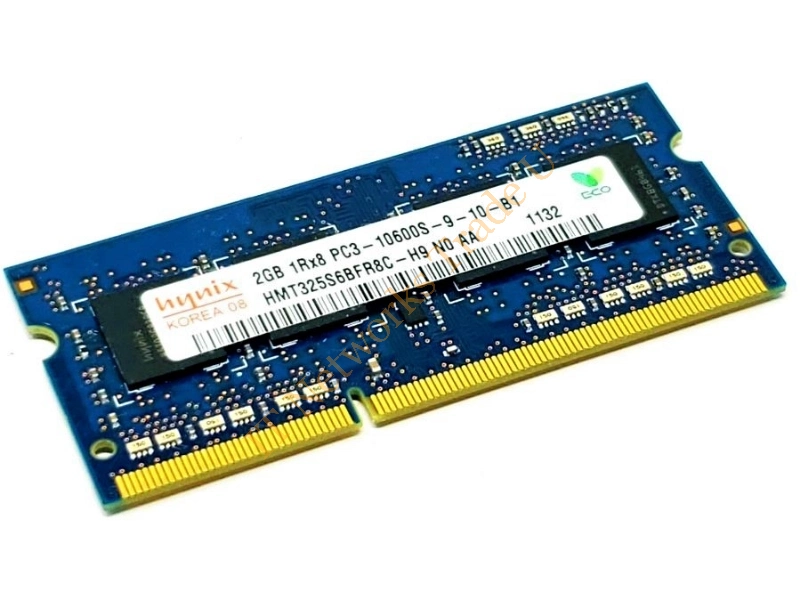 HMT125S6TFR8C-PB Hynix 2GB DDR3-1600MHz PC3-12800 non-ECC Unbuffered CL11 204-Pin SoDimm Dual Rank Memory Module Laptop Memory