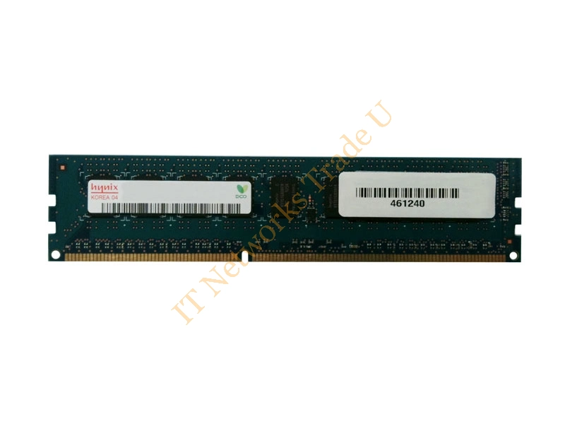HMT125U7AFP8C-S6T0 Hynix 2GB DDR3-800MHz PC3-6400 ECC Unbuffered CL6 240-Pin DIMM Dual Rank Memory Module Server Memory
