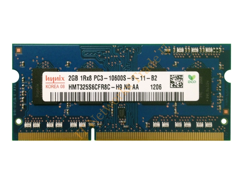HMT325S6AFR8C-H9 Hynix 2GB DDR3-1333MHz PC3-10600 non-ECC Unbuffered CL9 204-Pin SoDimm Single Rank Memory Module Laptop Memory
