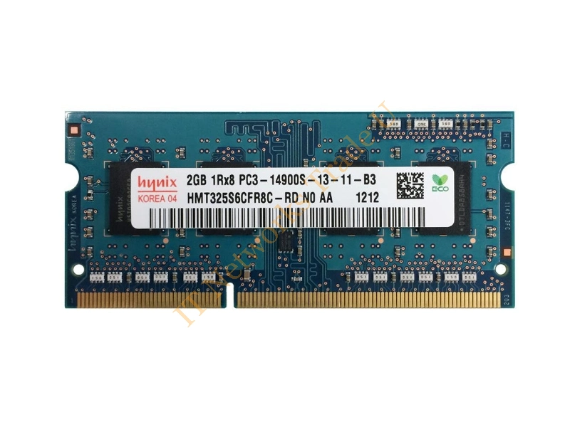 HMT325S6CFR8C-RDN0 Hynix 2GB DDR3-1866MHz PC3-14900 non-ECC Unbuffered CL13 204-Pin SoDimm Single Rank Memory Module Laptop Memory
