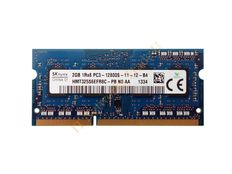 HMT325S6EFR8C-PB Hynix 2GB DDR3-1600MHz PC3-12800 non-ECC Unbuffered CL11 204-Pin SoDimm Single Rank Memory Module Laptop Memory