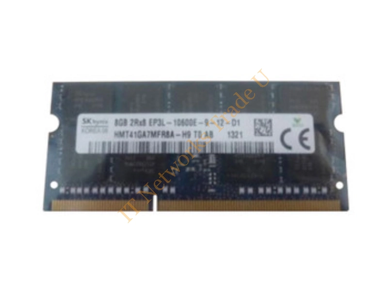 HMT351A7EFR8A-H9 Hynix 4GB DDR3-1333MHz PC3-10600 ECC Unbuffered CL9 204-Pin SoDimm 1.35V Low Voltage Dual Rank Memory Module Laptop Memory